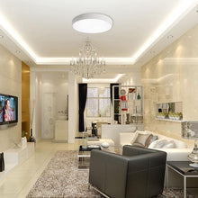 Load image into Gallery viewer, 9 Inch Round LED Flush Mount Ceiling Light 8W Ultra-Thin Ceiling Lamps Surface Mount LED Light Fixture