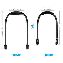 Load image into Gallery viewer, 4 LED Neck Rechargeable Book Lights