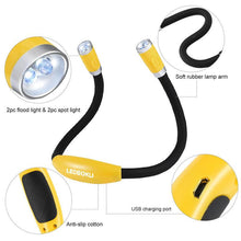 Load image into Gallery viewer, LED Neck Reading Light Rechargeable Book Light
