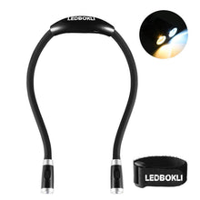 Load image into Gallery viewer, LED Neck Book Light Free Hands