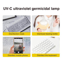 Load image into Gallery viewer, Portable UV-C Light Sterilizer Lamp USB Rechargeable Ultraviolet Sterilizer Wand