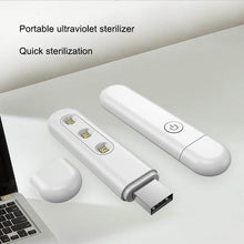 Load image into Gallery viewer, Portable UV-C Light Sterilizer Lamp USB Rechargeable Ultraviolet Sterilizer Wand