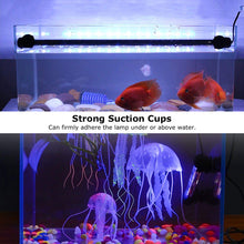 Load image into Gallery viewer, Waterproof LED Aquarium Light Multicolor Fish Tank Light with Wireless Remote Control Dimmable Adjustable Strip Submersible Background Decorate tank Light 5W