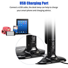 Load image into Gallery viewer, LED Desk Lamp 8W Foldable Office Touch Table Lamp 5 Dimmable Brightness & 3 Lighting Modes