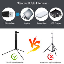 Load image into Gallery viewer, Selfie Ring Light with Tripod Stand & Cell Phone Holder & Selfie Stick 8" Dimmable Ring Light