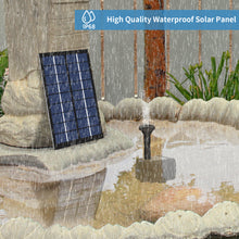 Load image into Gallery viewer, Solar Fountain Pump Kit 1.8W Submersible Water Pump with 7 Nozzles