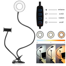 Load image into Gallery viewer, Selfie Ring Light Selfie Ring Light 360° Table Holder LED Fill-in Light with Cell Phone Holder