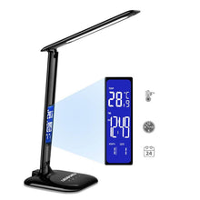Load image into Gallery viewer, LED Desk Lamp 8W Foldable Office Touch Table Lamp 5 Dimmable Brightness & 3 Lighting Modes