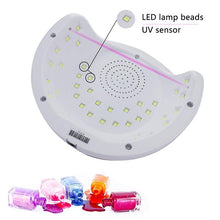 Load image into Gallery viewer, 75W UV LED Nail Lamp Dryer Intelligent Nail Art Dryer Nail Gel Polish Curing Manicure Curing Lamp