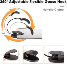Load image into Gallery viewer, LEDBOKLI Reading Book Light Amber Reading Light Clip on Book 3 Color Temperature 9 Brightness Amber Book Light, Clip on Book Reading Light 1200mAh USB Rechargeable Book Lights for Reading at Night