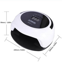 Load image into Gallery viewer, 75W UV LED Nail Lamp Dryer Intelligent Nail Art Dryer Nail Gel Polish Curing Manicure Curing Lamp