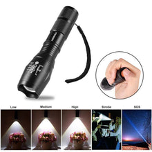 Load image into Gallery viewer, Black Light UV Flashlight LED UV Torch 2 in 1 UV Blacklight with 500LM Highlight 4 Mode Waterproof