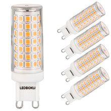 Load image into Gallery viewer, 5Pcs 8W G9 LED Light Bulbs 88LEDS Dimmable