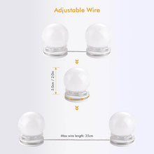 Load image into Gallery viewer, Makeup Vanity Lights for Mirror DIY Hollywood Lighted LED Mirror Light Kit for Makeup Bulbs