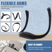 Load image into Gallery viewer, LEDBOKLI Neck Reading Light, Book Light for Reading in Bed 3 Colour Temperature 9 Brightness Reading Light for Books in Bed 1100mAh Rechargeable Hands Free Book Light for Knitting, Camping, Repairing