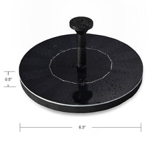 Load image into Gallery viewer, Solar Powered Water Fountain Pump Submersible Outdoor Water Fountain Panel Kit