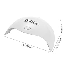 Load image into Gallery viewer, 24W UV LED Nail Lamp Smart Nail Dryer Nail Dryer Curing Lamps