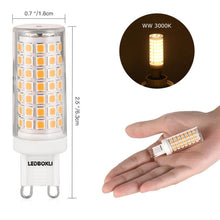 Load image into Gallery viewer, 8W G9 Warm White LED Light Bulbs
