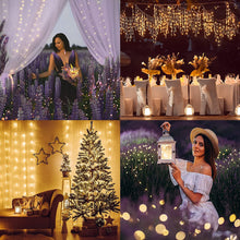 Load image into Gallery viewer, LEDBOKLI LED Fairy Lights Battery Operated String Lights IP65 Waterproof Fairy Lights 3.9FT 24 LEDs Copper Wire Lights Decorative for DIY Wedding Party Christmas Bottles Indoor String Lights