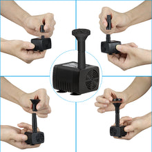 Load image into Gallery viewer, Solar Fountain Pump Kit 1.8W Submersible Water Pump with 7 Nozzles