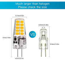 Load image into Gallery viewer, 3.5W G4 LED Bulbs Light Equivalent to 35W Halogen Bulb for Home Lighting 10-Pack