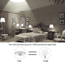 Load image into Gallery viewer, LED Flush Mount Ceiling Light Fixture 10-Inch 13W