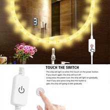 Load image into Gallery viewer, LED Strip Lights Dimmable LED Light Strip Flexible Tape Lights for Mirror Kitchen Cabinet Bedroom