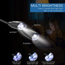 Load image into Gallery viewer, LED Neck Book Light for Reading Knitting Camping Repairing