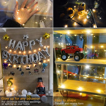 Load image into Gallery viewer, 14 Pcs LED Curtain String Light 9Ft 30 LEDs Fairy Lights