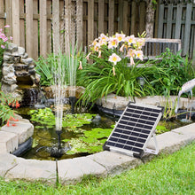 Load image into Gallery viewer, Solar Water Fountain Pump Bird Bath Garden Kits with 2 Pumps