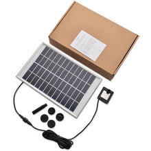 Load image into Gallery viewer, 5W Solar Fountain Pump Outdoor Bird Bath Garden Water Pumps