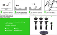 Load image into Gallery viewer, Solar Fountain Pump Bird Bath Fountain Water Pump