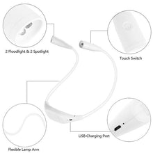 Load image into Gallery viewer, LED Neck Book Light White
