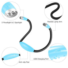 Load image into Gallery viewer, LED Book Light Neck Hug Lamp