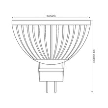 Load image into Gallery viewer, 6Pcs 3.8W GU5.3 MR16 LED Spots Light Replaces 50W Halogen Lamp