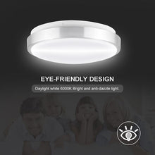 Load image into Gallery viewer, LED Flush Mount Ceiling Light Fixture 10-Inch 13W