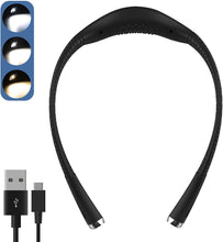 Load image into Gallery viewer, LEDBOKLI Neck Reading Light, Book Light for Reading in Bed 3 Colour Temperature 9 Brightness Reading Light for Books in Bed 1100mAh Rechargeable Hands Free Book Light for Knitting, Camping, Repairing