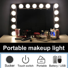 Load image into Gallery viewer, LED Vanity Lights for Mirror Dimmable USB Power Makeup Cosmetic Table Dressing Light