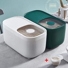 Load image into Gallery viewer, Rice Bucket Kitchen Household Insect Proof Moisture Proof Flour Grains Storage Box