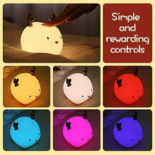 Load image into Gallery viewer, LED Night Light Silicone Touch Sensor  Bedroom Lamp