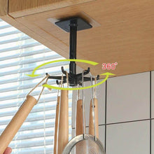 Load image into Gallery viewer, Kitchen Hook Rotate Storage Rack Cupboard Shelf Hanging Hook Organizer Closet Buy 1 Free 1