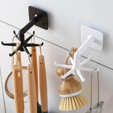 Load image into Gallery viewer, Kitchen Hook Rotate Storage Rack Cupboard Shelf Hanging Hook Organizer Closet Buy 1 Free 1