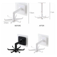 Load image into Gallery viewer, Kitchen Hook Rotate Storage Rack Cupboard Shelf Hanging Hook Organizer Closet Buy 1 Free 1