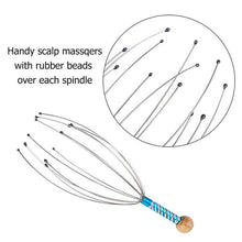 Load image into Gallery viewer, Octopus Stress Relief Scalp Massage Head Massager 2Pcs