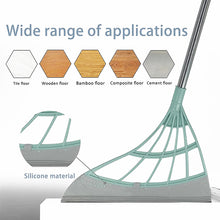Load image into Gallery viewer, Rubber Broom Hand Push Sweeper Magic Broom Floor Wiper Squeegee Brush