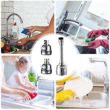 Load image into Gallery viewer, Water Faucet Bubbler 360 Rotatable Tap Aerator Diffuser Faucet Nozzle Filter Water Saving Kitchen Bathroom Shower Spray 1Pc