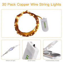 Load image into Gallery viewer, 14 Pcs LED Curtain String Light 9Ft 30 LEDs Fairy Lights