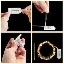 Load image into Gallery viewer, 14 Pcs LED Curtain String Light 9Ft 30 LEDs Fairy Lights