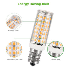 Load image into Gallery viewer, E14 LED Light Bulbs 8W LED Light Equivalent to 60W Incandescent Bulb 6Pcs