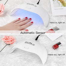 Load image into Gallery viewer, 24W UV LED Nail Lamp Smart Nail Dryer Nail Dryer Curing Lamps